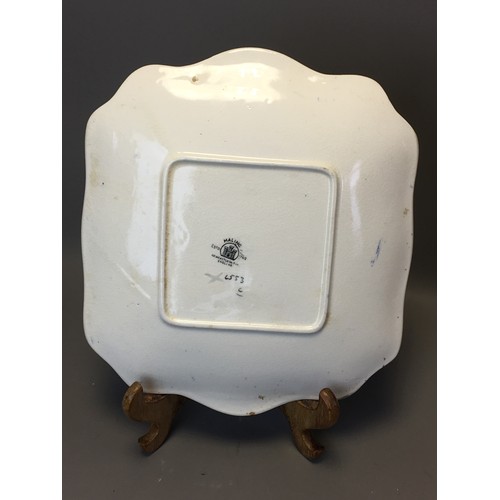 75 - 1930's Maling Pottery Lustre Ware Sandwich Plate.