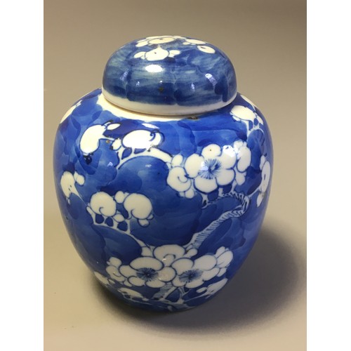 99 - Collection of 19th Century and Later 4 x Chinese Ginger Jars. 2 x Blue and White Prunus Pattern, an ... 