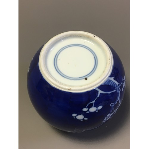 99 - Collection of 19th Century and Later 4 x Chinese Ginger Jars. 2 x Blue and White Prunus Pattern, an ... 