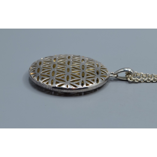 2579 - 925 silver Links of London curb link neck chain with T-bar catch80cm long together with a 925 silver... 