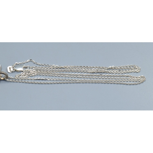 2599 - 925 silver fully hall marked 1 once Ingot held on a 925 silver neck chain 70cm long