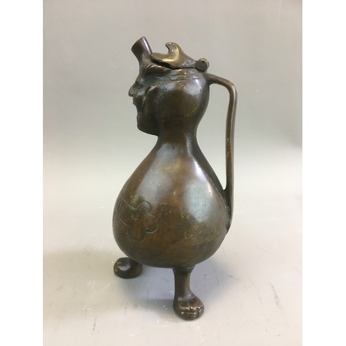 8 - Bronze German Aqua Manilles Dated 1575. Holy Water Vessel 19th Century Copy of the 16th Century Orig... 