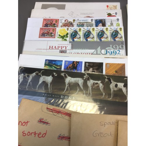 56 - 1930's and later collection of Loose and Album Stamps and First Day covers.
