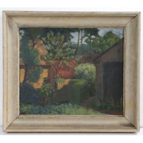 389 - Juliet Holmes A Court (Born 1955), The Garden, signed a Court (lower right), oil on canvas, 30 x 36c... 