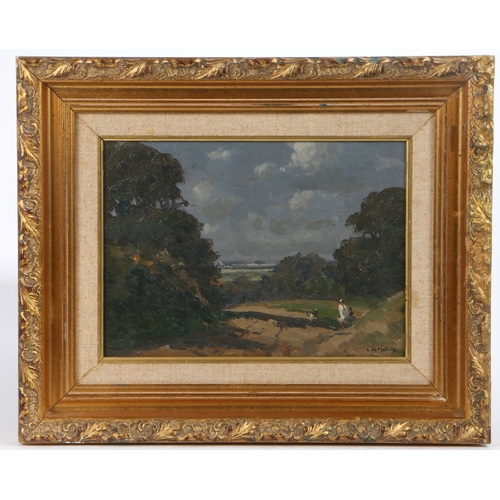 2 - Campbell Archibald Mellon, ROI, RBA (British, 1878-1955)
 'Near Belton'
 signed (lower right), oil o... 