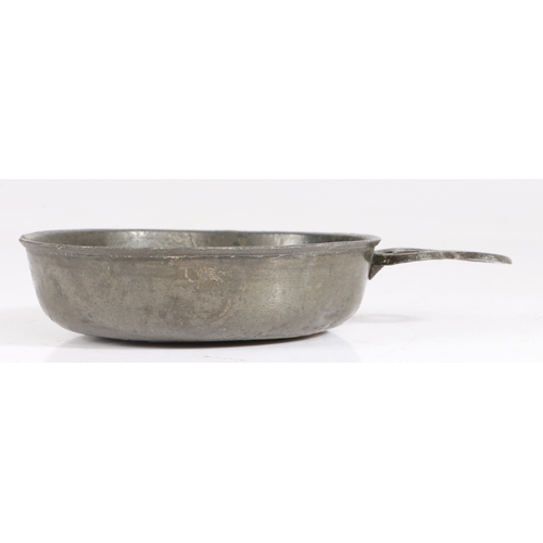 124 - A rare early 17th century small pewter porringer, possibly for a child, English, circa 1635-50

 Hav... 