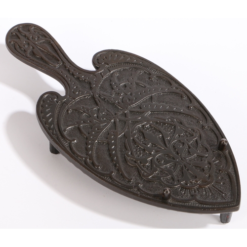 440 - Christopher Dresser: A Victorian cast iron trivet, circa 1890

 Designed by Dresser and made by Arch... 