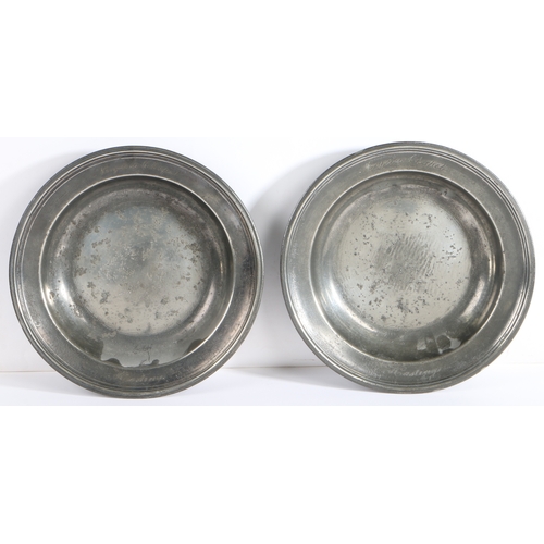 240 - A pair of early Victorian Britannia Metal bowls, circa 1840

 Each originally silvered, the multip... 