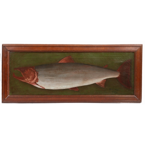 366 - Muir (20th Century)
 Study of a Salmon
 Signed and dated 1938, further inscribed 