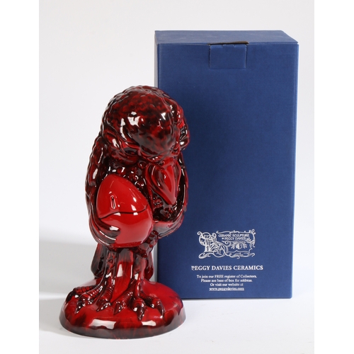 86 - Peggy Davies Ceramics from The Phoenix Series large limited edition figure of a bird, 'The Secret Ke... 