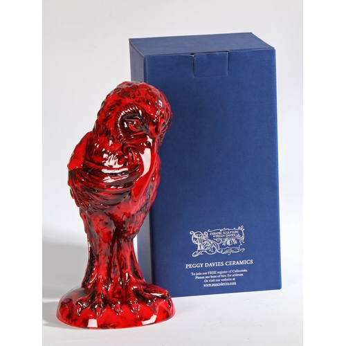 87 - Peggy Davies Ceramics from The Phoenix Series large limited edition figure of a bird, 'The Whisperer... 