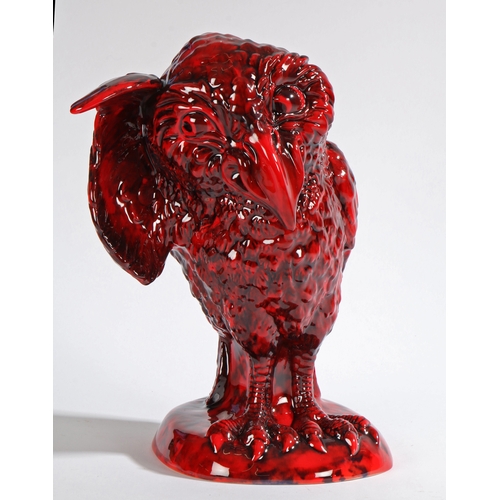 88 - Peggy Davies Ceramics from The Phoenix Series large limited edition figure of a bird, 'The Listener'... 