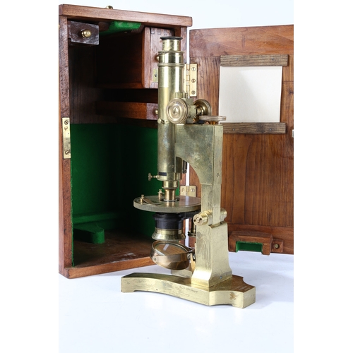 128 - A 19TH CENTURY MICROSCOPE BY R. J. BECK LTD, NO 21066. A 19th century Microscope by R. J. Beck Ltd, ... 