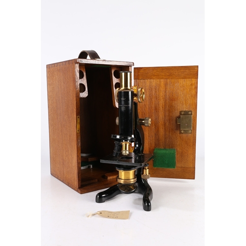 133 - A 20TH CENTURY MICROSCOPE BY W. WATSON & SONS LTD 