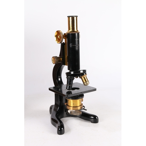 133 - A 20TH CENTURY MICROSCOPE BY W. WATSON & SONS LTD 