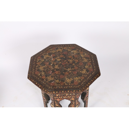 164 - AN EARLY 20TH CENTURY MOORISH TABLE OF OCTAGONAL FORM. An Early 20th century Moorish table of octago... 