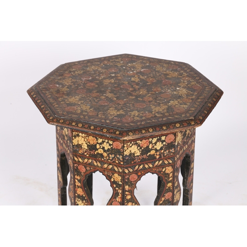 164 - AN EARLY 20TH CENTURY MOORISH TABLE OF OCTAGONAL FORM. An Early 20th century Moorish table of octago... 