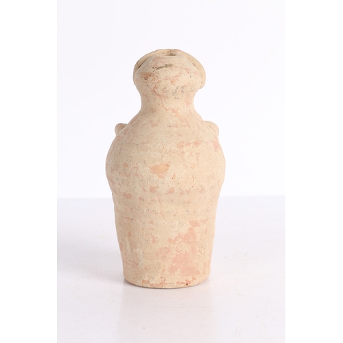 22 - AN INDUS VALLEY TERRACOTTA BAJAUR FERTILITY IDOL, 2000-1300 BCE. An Indus Valley terracotta Bajaur f... 