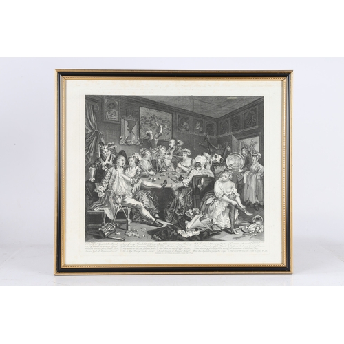 222 - AFTER WILLIAM HOGARTH (1697-1764) EIGHT SATIRICAL ENGRAVINGS. After William Hogarth (1697-1764) Eigh... 