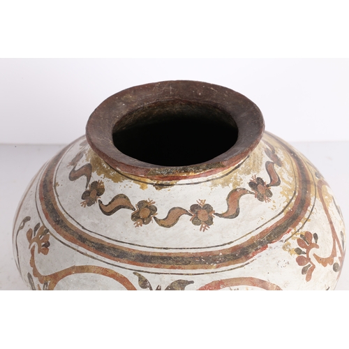 29 - A 19TH CENTURY PUEBLO POTTERY POT OR OLLA. A 19th century Pueblo pottery pot or Olla, North American... 