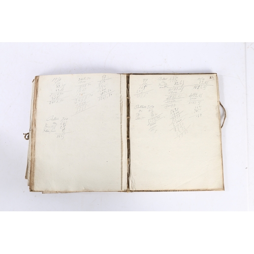 71 - AN INTERESTING MID 18TH CENTURY FRENCH FAMILY DIARY FOR THE RAVIART FAMILY. An Interesting mid 18th ... 