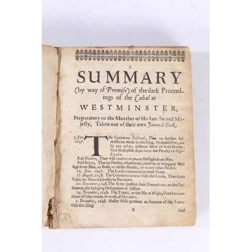 73 - AN EXACT AND MOST IMPARTIAL ACCOMPT OF THE INDICTMENT, ARRAIGNMENT, TRAIL, AND JUDGMENT (ACCORDING T... 