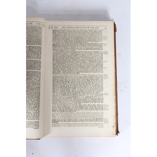 78 - THE STATUTES AT LARGE 1758 VOLUMES 8 VOLUMES TOTAL. The Statutes at Large 1758, 8 volumes in total, ... 