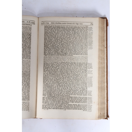 78 - THE STATUTES AT LARGE 1758 VOLUMES 8 VOLUMES TOTAL. The Statutes at Large 1758, 8 volumes in total, ... 