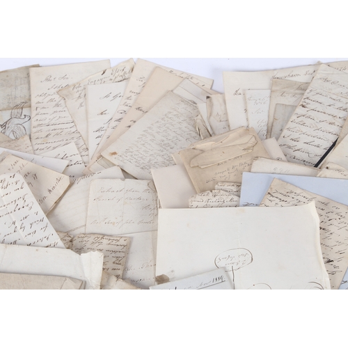 97 - A LARGE COLLECTION OF 18TH AND 19TH CENTURY EPHEMERA AND LETTERS. A large collection of 18th and 19t... 