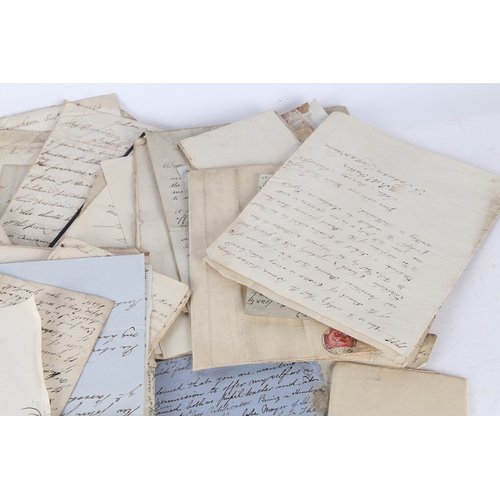 97 - A LARGE COLLECTION OF 18TH AND 19TH CENTURY EPHEMERA AND LETTERS. A large collection of 18th and 19t... 