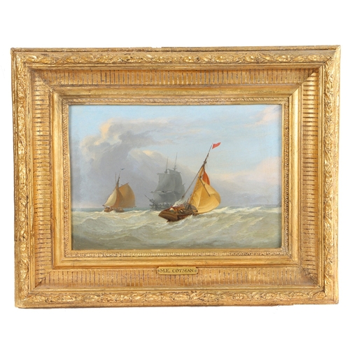 190 - ATTRIBUTED TO MILES EDMUND COTMAN (BRITISH, 1810-1858) SEASCAPE. Attributed to Miles Edmund Cotman (... 