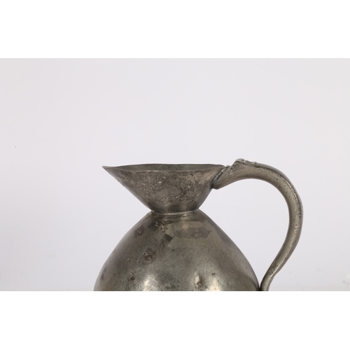 133 - AN UNCOMMON LATE 19TH CENTURY PEWTER BIRMINGHAM MADE SO-CALLED WEST COUNTRY MEASURE, PINT CAPACITY. ... 