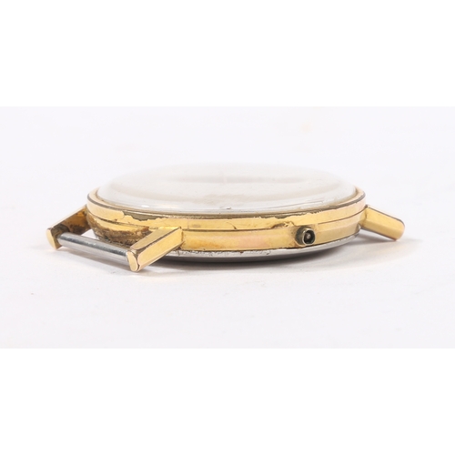 106 - AN OMEGA GENTLEMAN'S GOLD PLATED WRISTWATCH. movement no. 22609461, circa 1965, the signed silver di... 