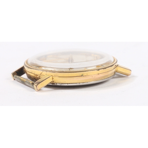 106 - AN OMEGA GENTLEMAN'S GOLD PLATED WRISTWATCH. movement no. 22609461, circa 1965, the signed silver di... 