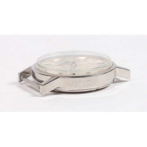 110 - AN OMEGA GENTLEMAN'S STAINLESS STEEL WRISTWATCH. movement no. 38592xxx, circa 1974, the signed silve... 