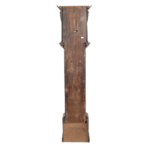 100 - A GEORGE III OAK LONGCASE CLOCK, SQUARE BRASS DIAL SIGNED 'ROBERT SAINSBURY CHIPPENHAM', CIRCA 1775.... 