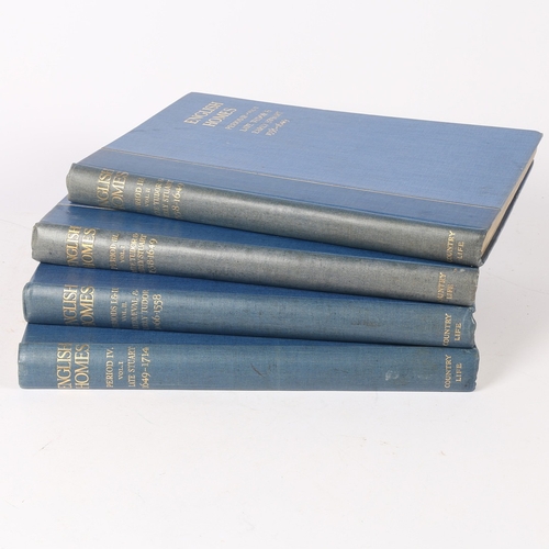 433 - TIPPING (HENRY AVRAY) ENGLISH HOMES, FOUR VOLS. Periods I & II - Vol. II, 'Medieval & Early Tudor 10... 