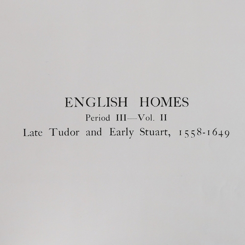 433 - TIPPING (HENRY AVRAY) ENGLISH HOMES, FOUR VOLS. Periods I & II - Vol. II, 'Medieval & Early Tudor 10... 