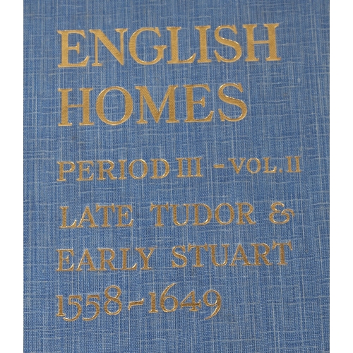 433 - TIPPING (HENRY AVRAY) ENGLISH HOMES, FOUR VOLS. Periods I & II - Vol. II, 'Medieval & Early Tudor 10... 