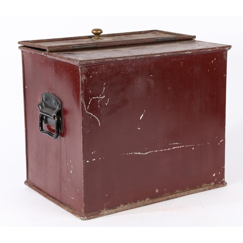 291 - A LARGE 19TH CENTURY TOLEWARE SHOP ADVERTISING GOLDEN SYRUP DISPENSER. Complete with original dispen... 