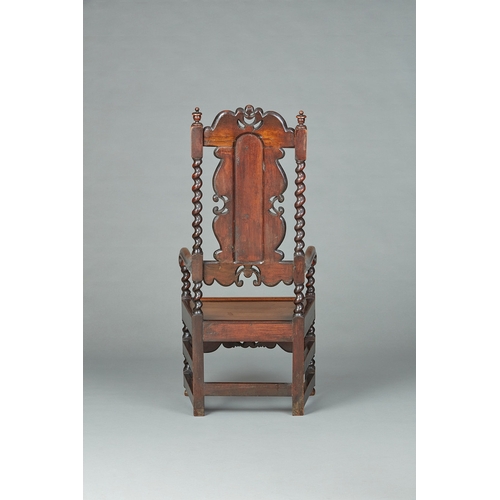 86 - AN EXCEPTIONALLY RARE PAIR OF CHARLES II JAMAICAN CEDAR ARMCHAIRS, CIRCA 1660-1670. The remarkable p... 