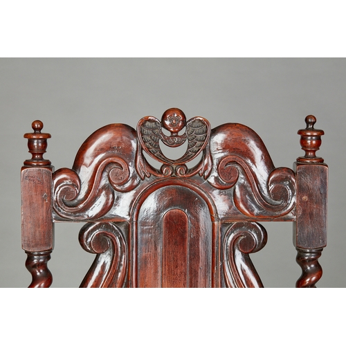 86 - AN EXCEPTIONALLY RARE PAIR OF CHARLES II JAMAICAN CEDAR ARMCHAIRS, CIRCA 1660-1670. The remarkable p... 