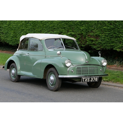 1952 Morris Minor Series MM Convertible // Registration Number