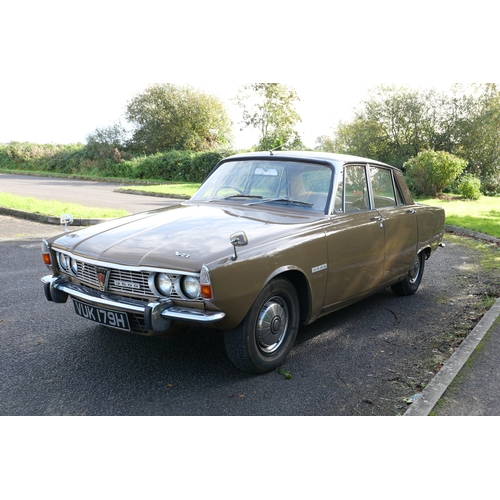 1969 Rover P6 3500 V8 Saloon Registration Number: VUK 179H Chassis ...