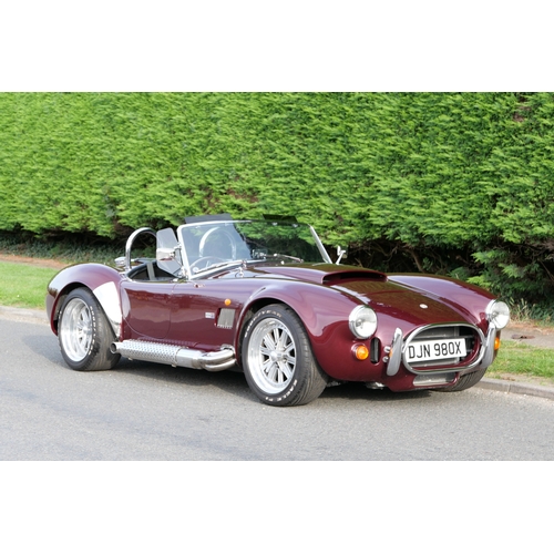 222 - 2007 Dax Tojeiro Cobra 427 5.7 V8

Registration Number: DJN 980X
Chassis Number: SA9DAXM4R3AO38366
E... 