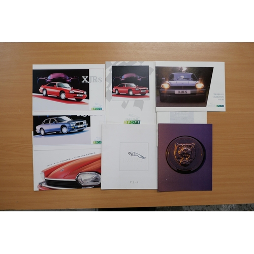 Eight Jaguar XJS And XJRS Sales Brochures