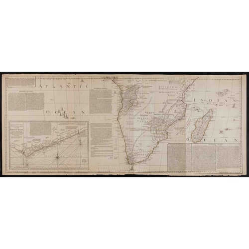 104 - Samuel Boulton - AFRICA WITH ALL ITS STATES, KINGDOMS, REPUBLICS, REGIONS, ISLANDS ETC., TWO WALL MA... 