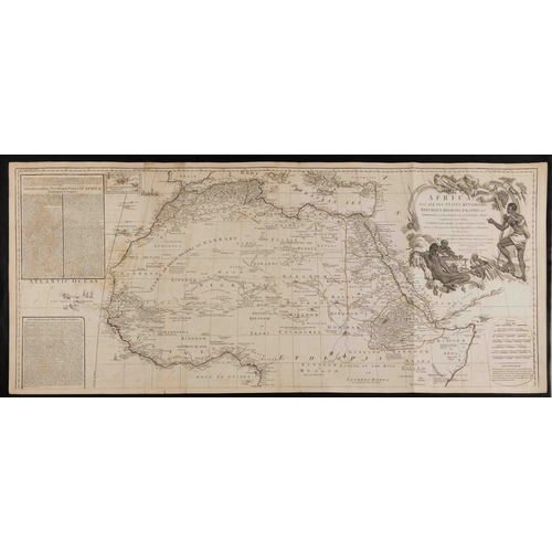 104 - Samuel Boulton - AFRICA WITH ALL ITS STATES, KINGDOMS, REPUBLICS, REGIONS, ISLANDS ETC., TWO WALL MA... 