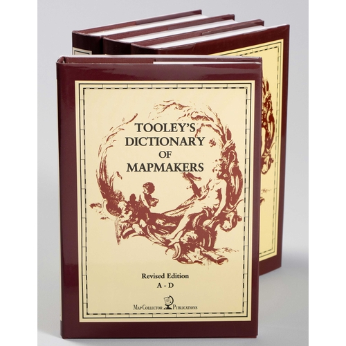 129 - TOOLEY'S DICTIONARY OF MAPMAKERS, 4 VOLS