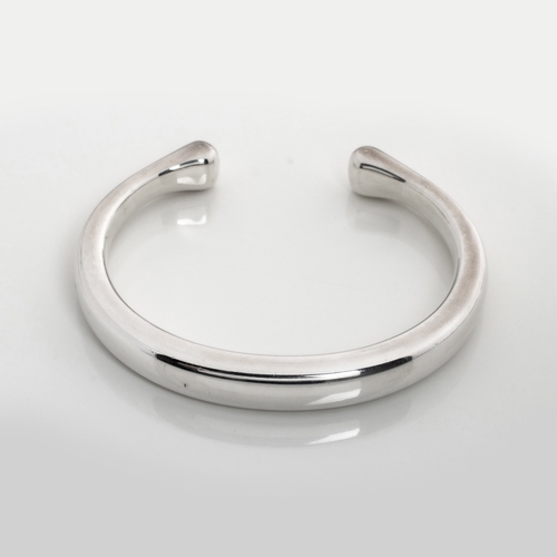 486 - A SILVER CUFF BANGLE, DESIGNED BY FLEMMING ESKILDSEN FOR GEORG JENSEN, DENMARK